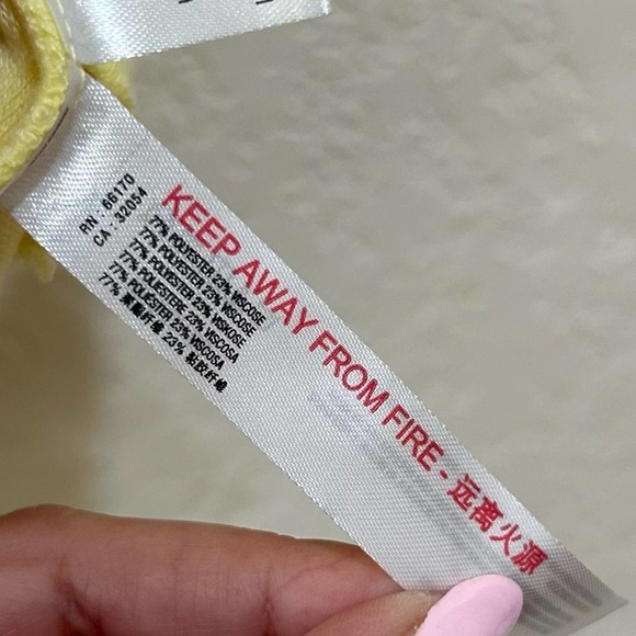 Out from under terry track zip up short sleeve jacket women’s size small - Picture 6 of 7